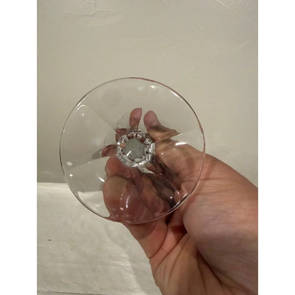 Waterford Elegance Accent Wine Glass Clear Excellent Crystal Pulled Stem 9.5in